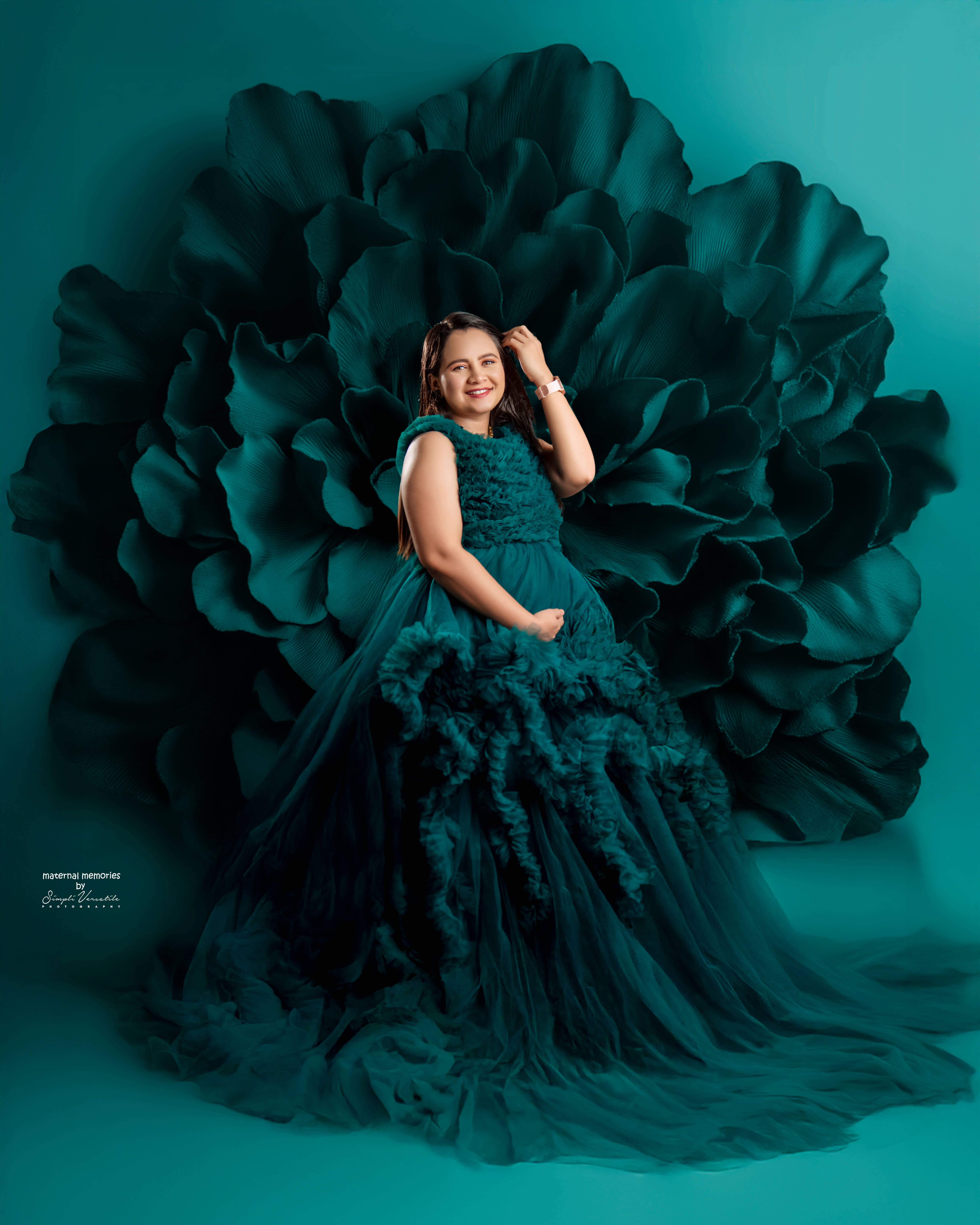 Home lifestyle maternity session